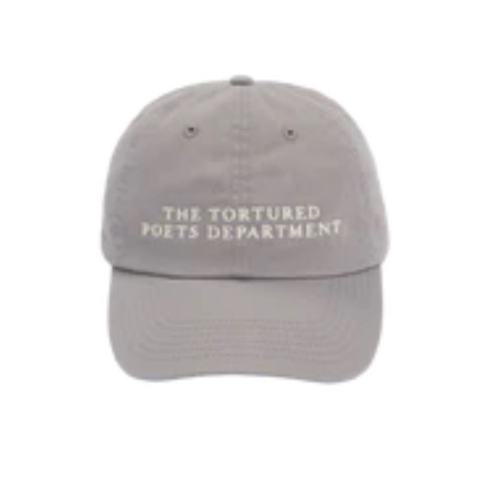 NWT Taylor Swift‎ TTPD Gray Dad Hat Official Merch